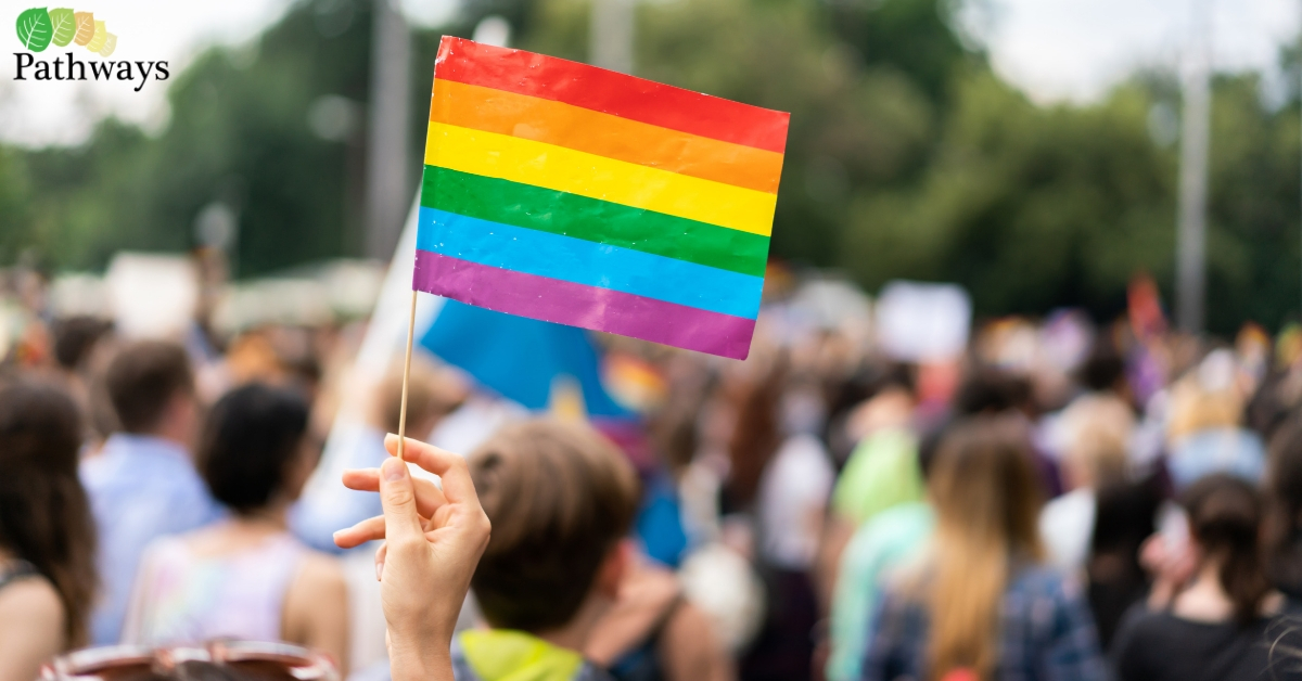 Pride Flag - 5 Ways to Support the Mental Health of Your LGBTQ Loved Ones