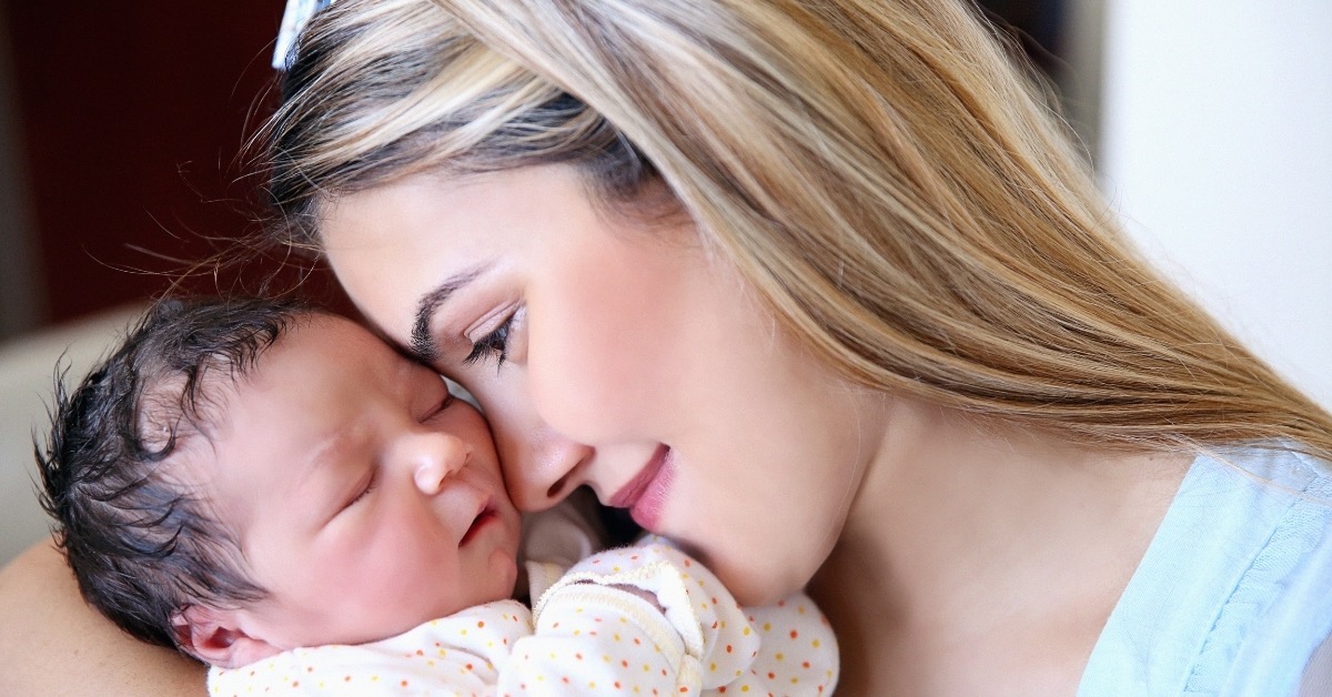 New Mom Suffering from Postpartum Depression
